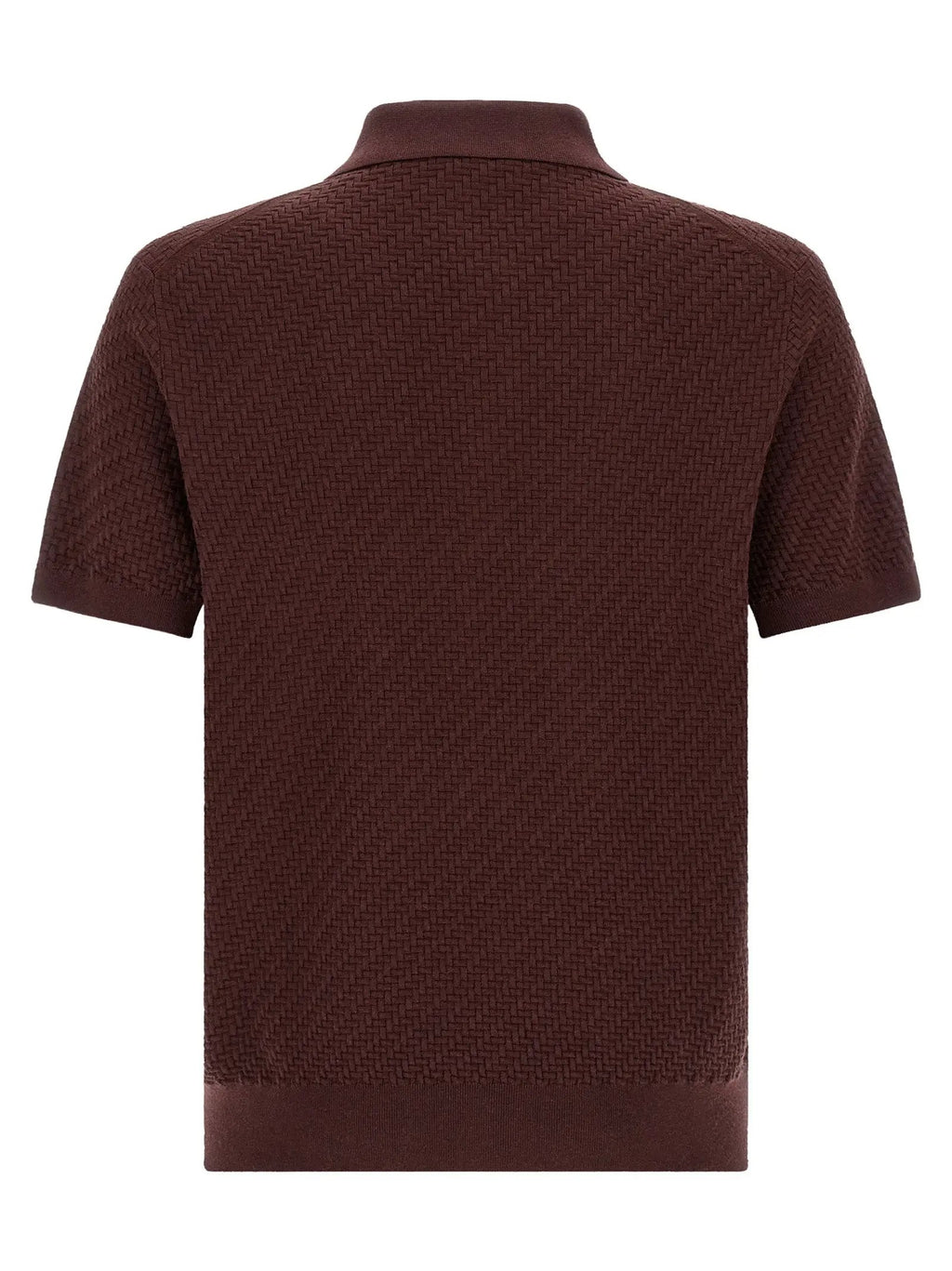 Brioni Purple Cotton Polo Shirt