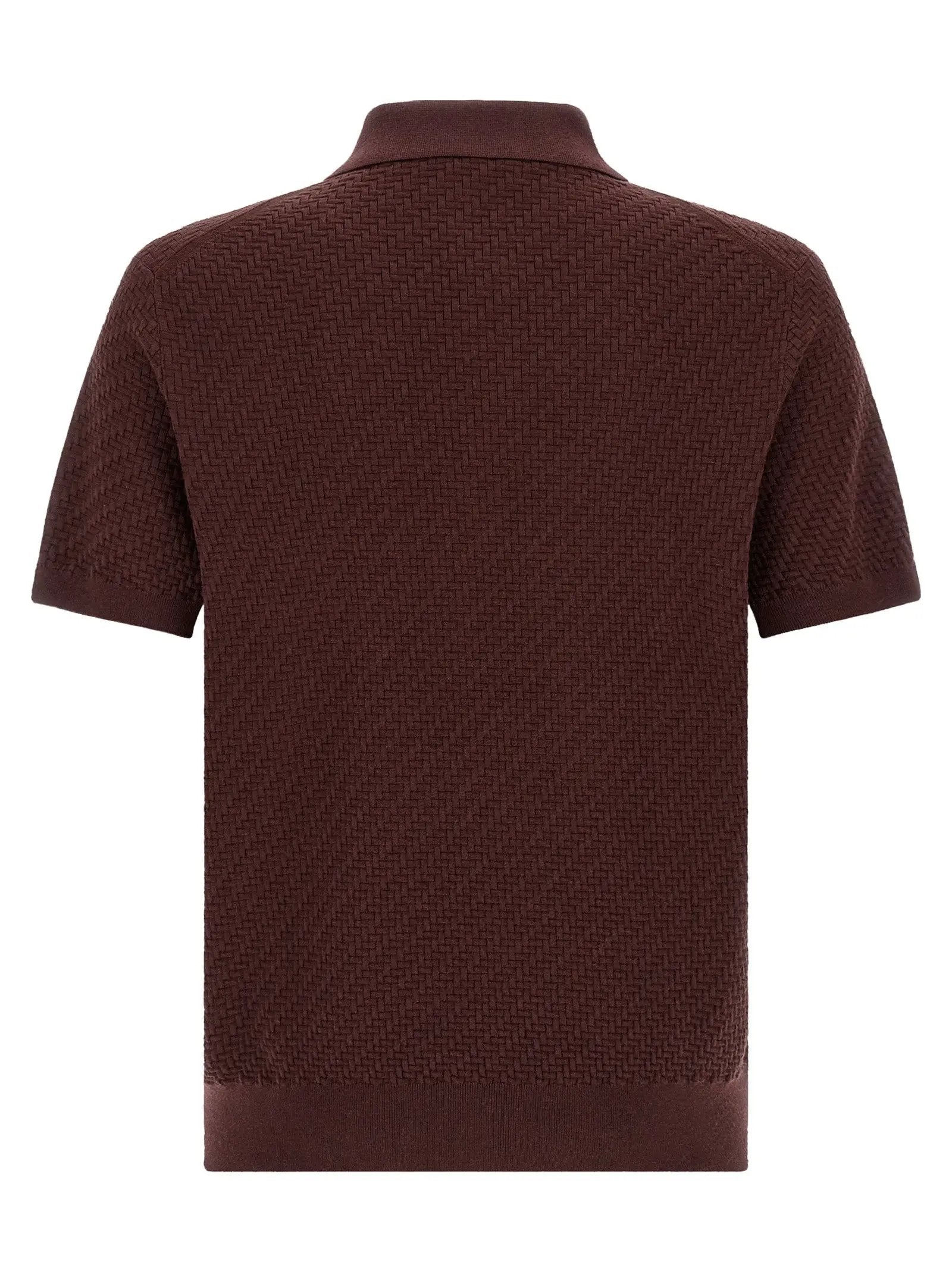 Brioni Purple Cotton Polo Shirt