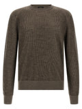 Brioni Brown Cashmere Cardigan