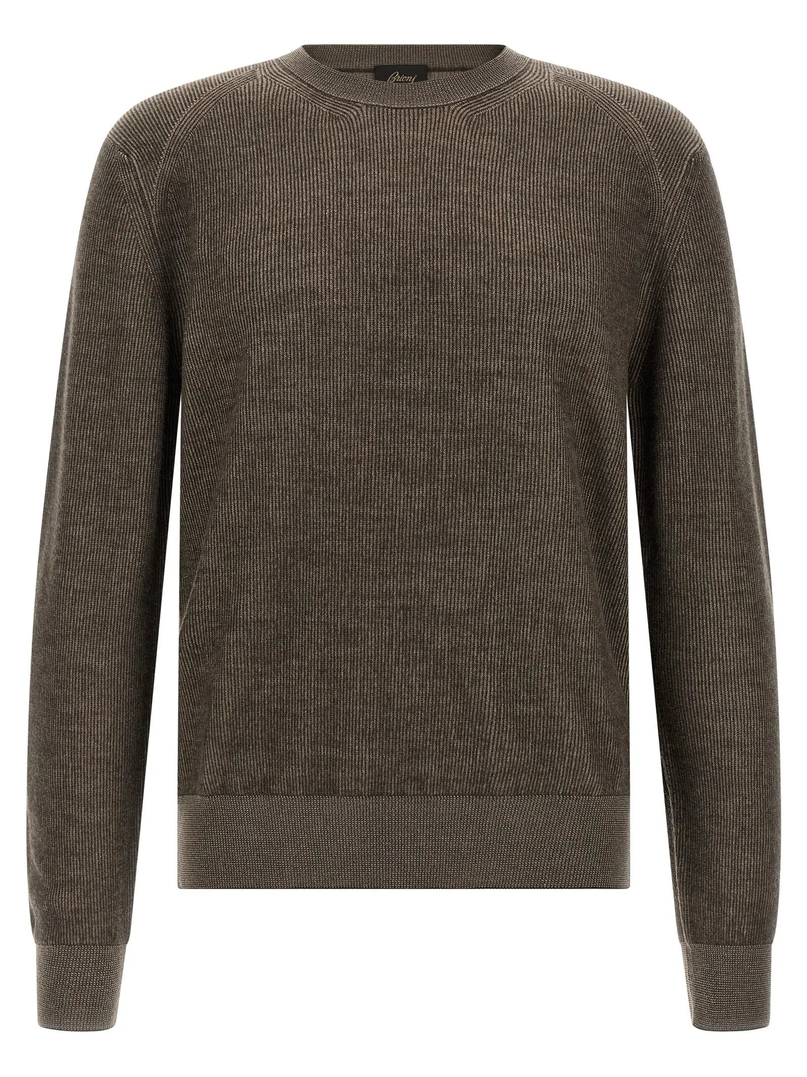 Brioni Brown Cashmere Cardigan