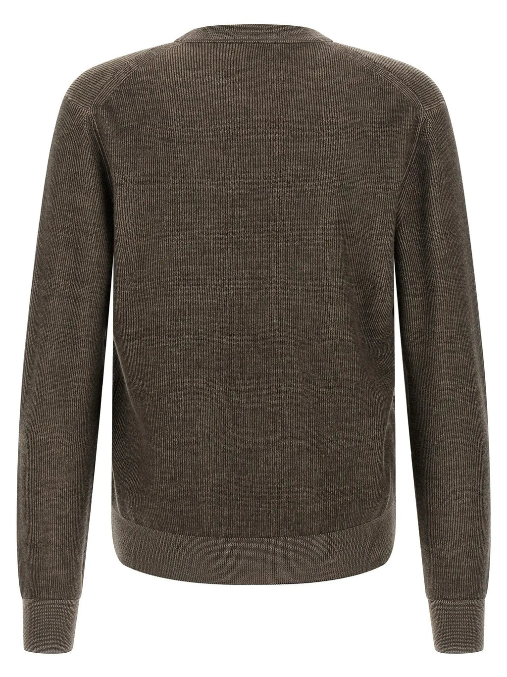 Brioni Brown Cashmere Cardigan