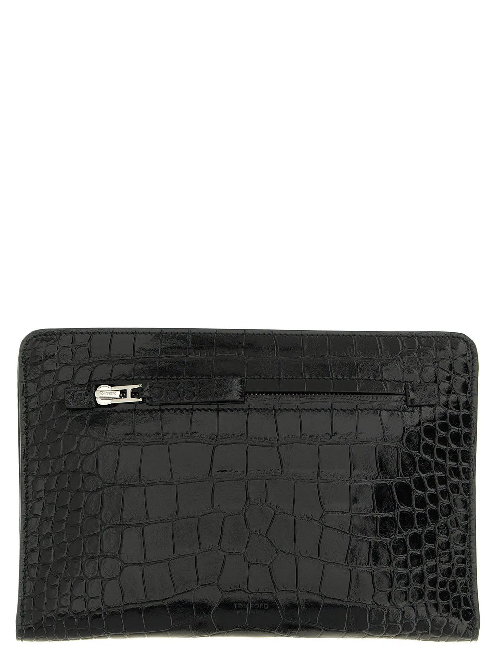 Tom Ford Black Calfskin Clutch Bag