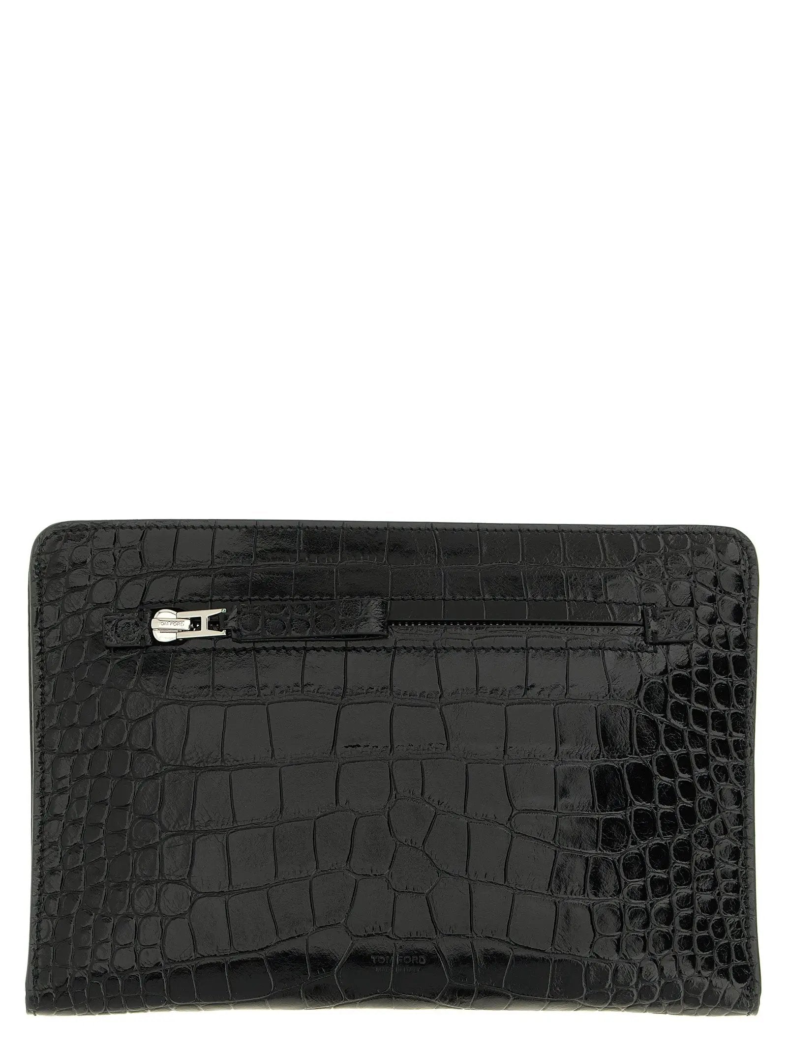 Tom Ford Black Calfskin Clutch Bag