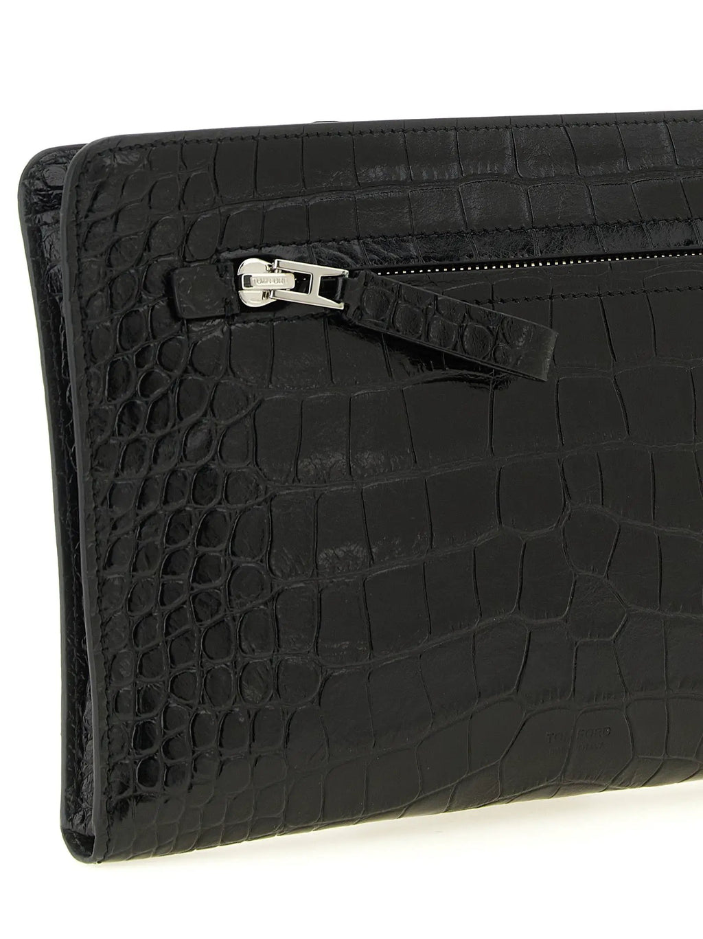 Tom Ford Black Calfskin Clutch Bag