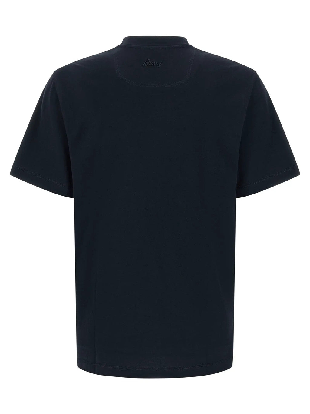 Brioni Blue Cotton T-Shirt
