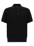 Brioni Black Cotton Polo Shirt