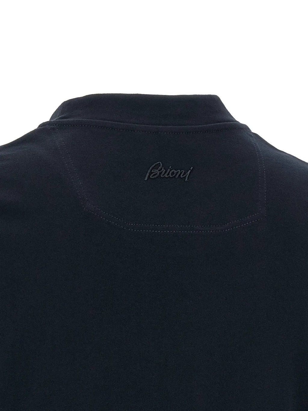 Brioni Blue Cotton T-Shirt