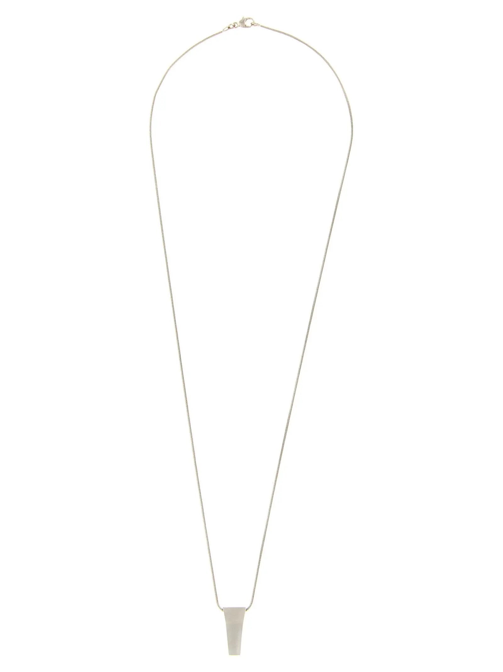 Rick Owens Silver Brass Necklace