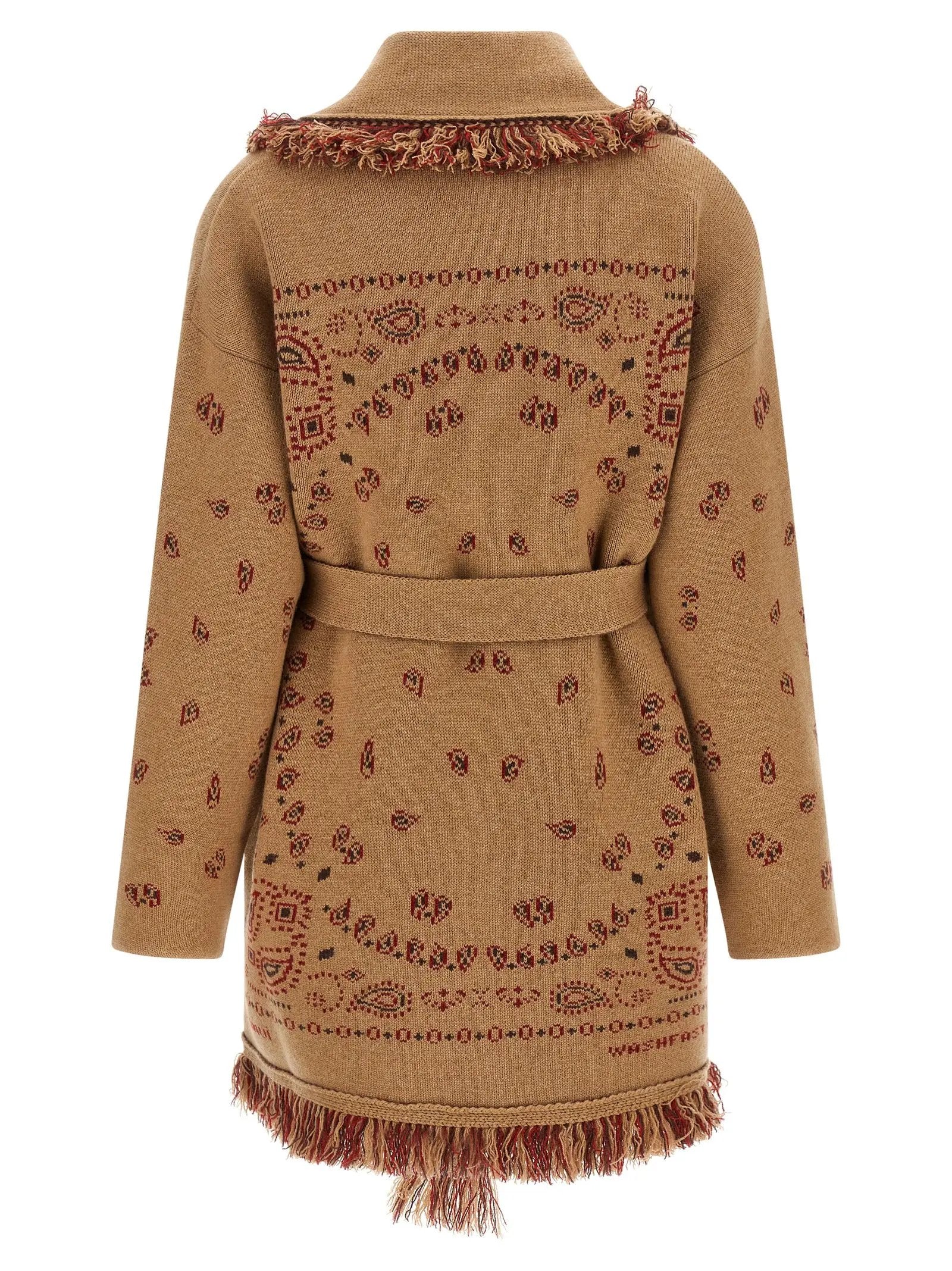Alanui Beige Cashmere Cardigan