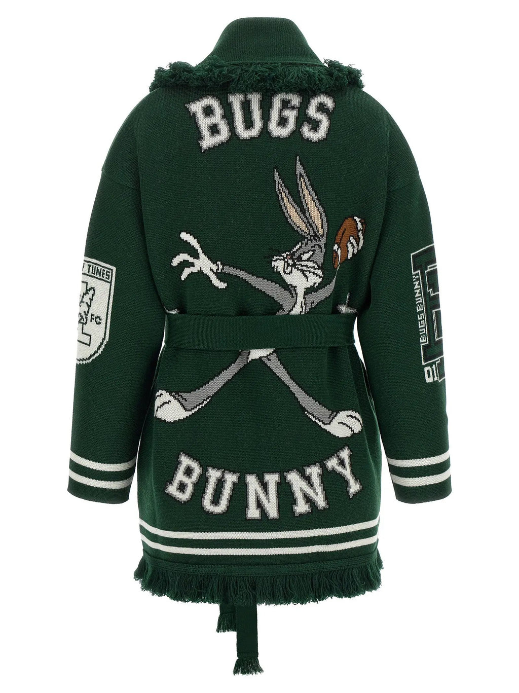 Alanui Bicolor Virgin Wool Cardigan