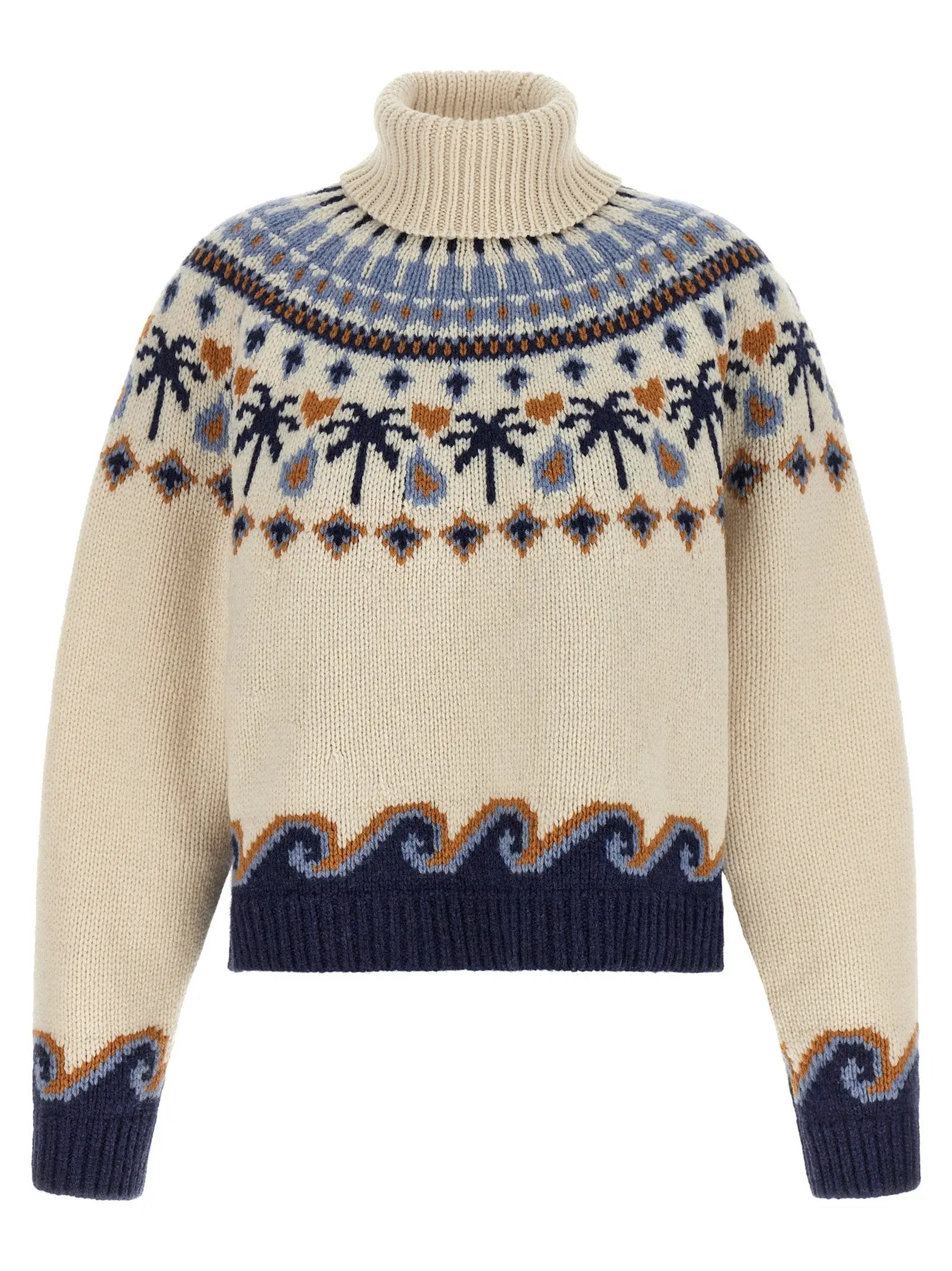 Alanui Multicolor Virgin Wool Cardigan