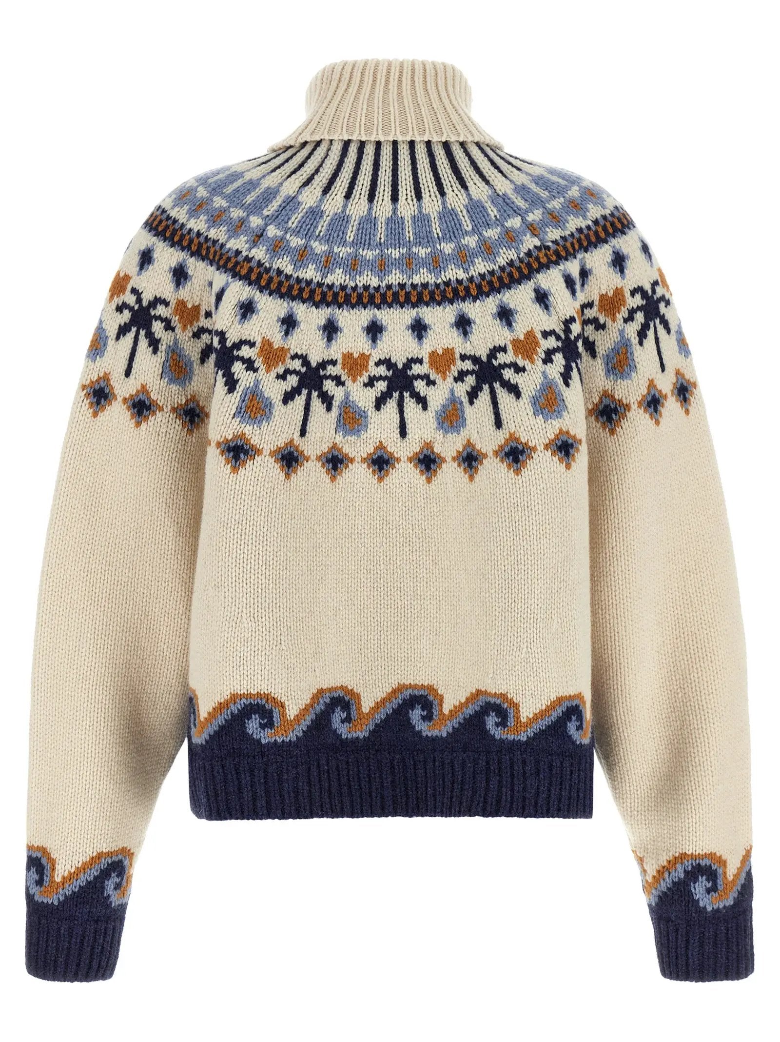Alanui Multicolor Virgin Wool Cardigan