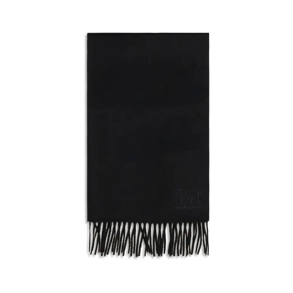 Max Mara Black Cashmere Scarf