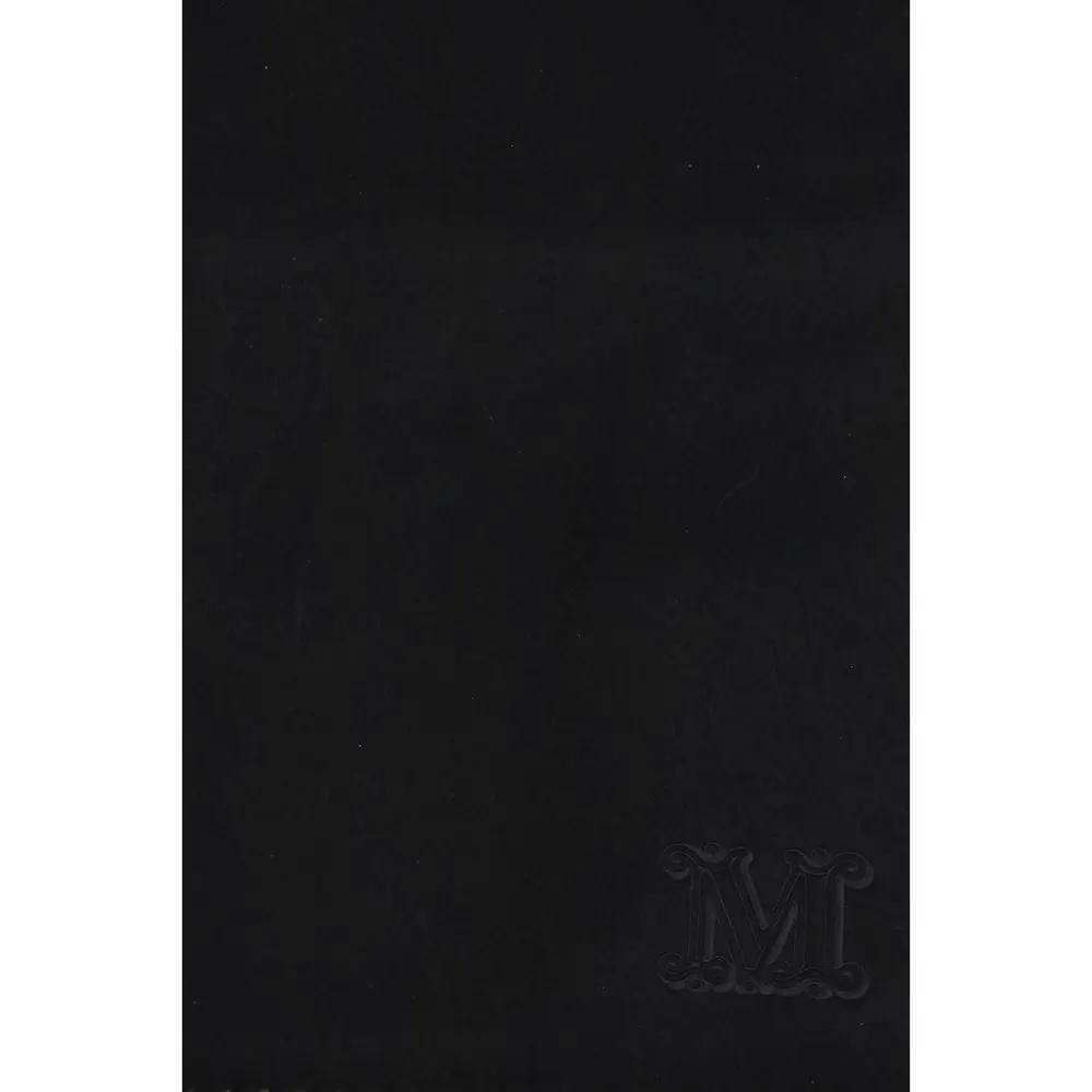 Max Mara Black Cashmere Scarf