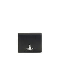 Vivienne Westwood Black Calf Leather Bos Taurus Wallet