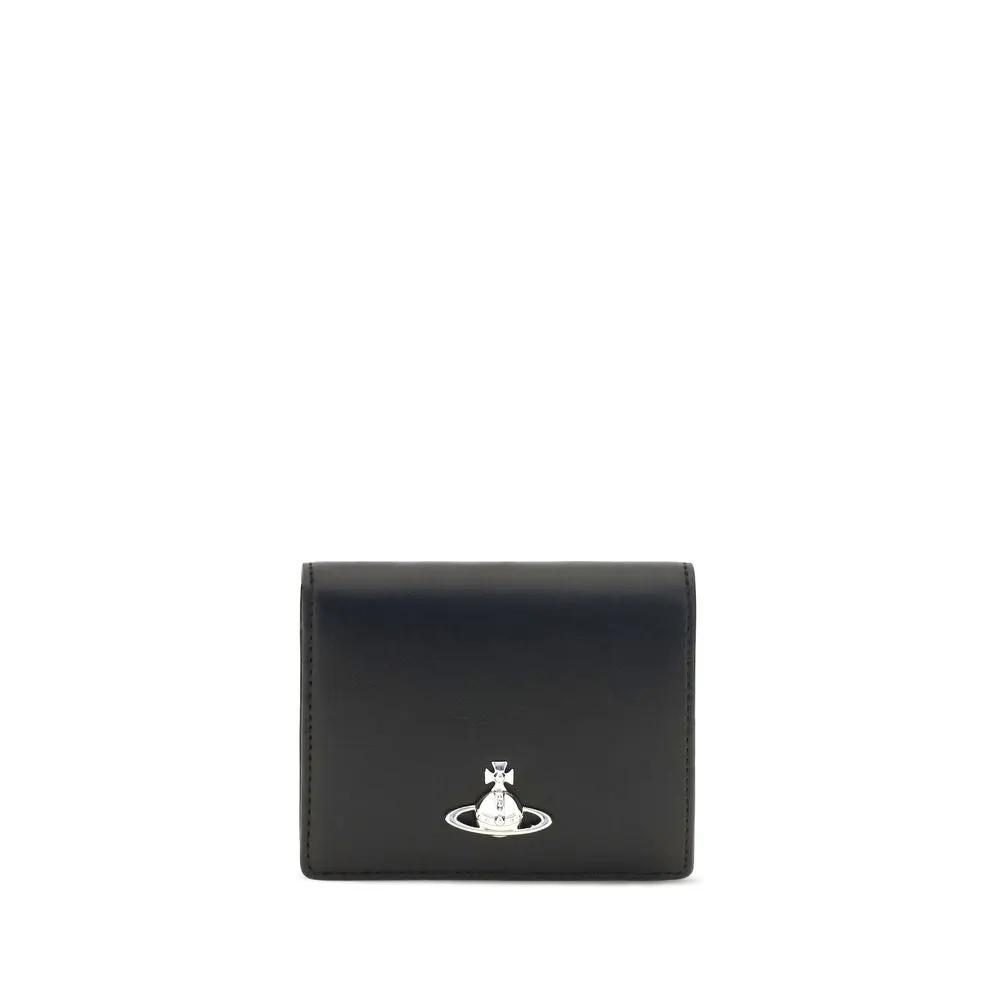 Vivienne Westwood Vivienne Westwood Black Calf Leather Bos Taurus Wallet