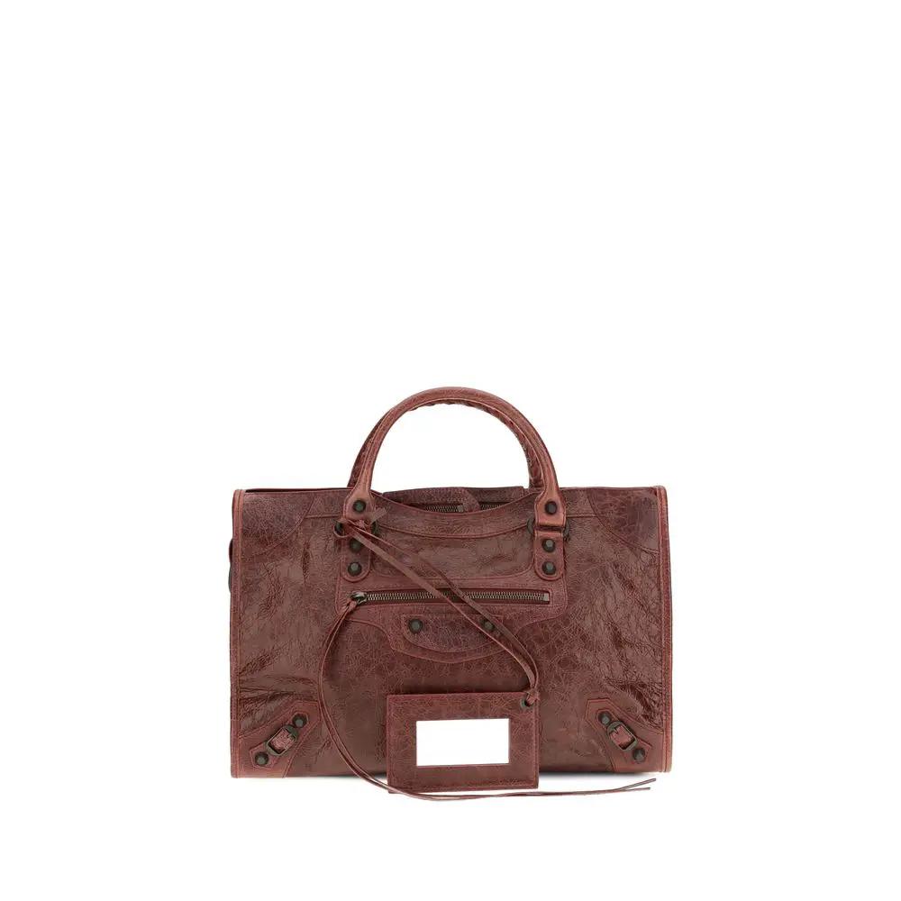 Balenciaga Balenciaga Bordeaux Lamb Ovis Aries Aries Handbag