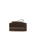 Valentino Garavani Valentino Garavani Brown Suede Leather Handbag