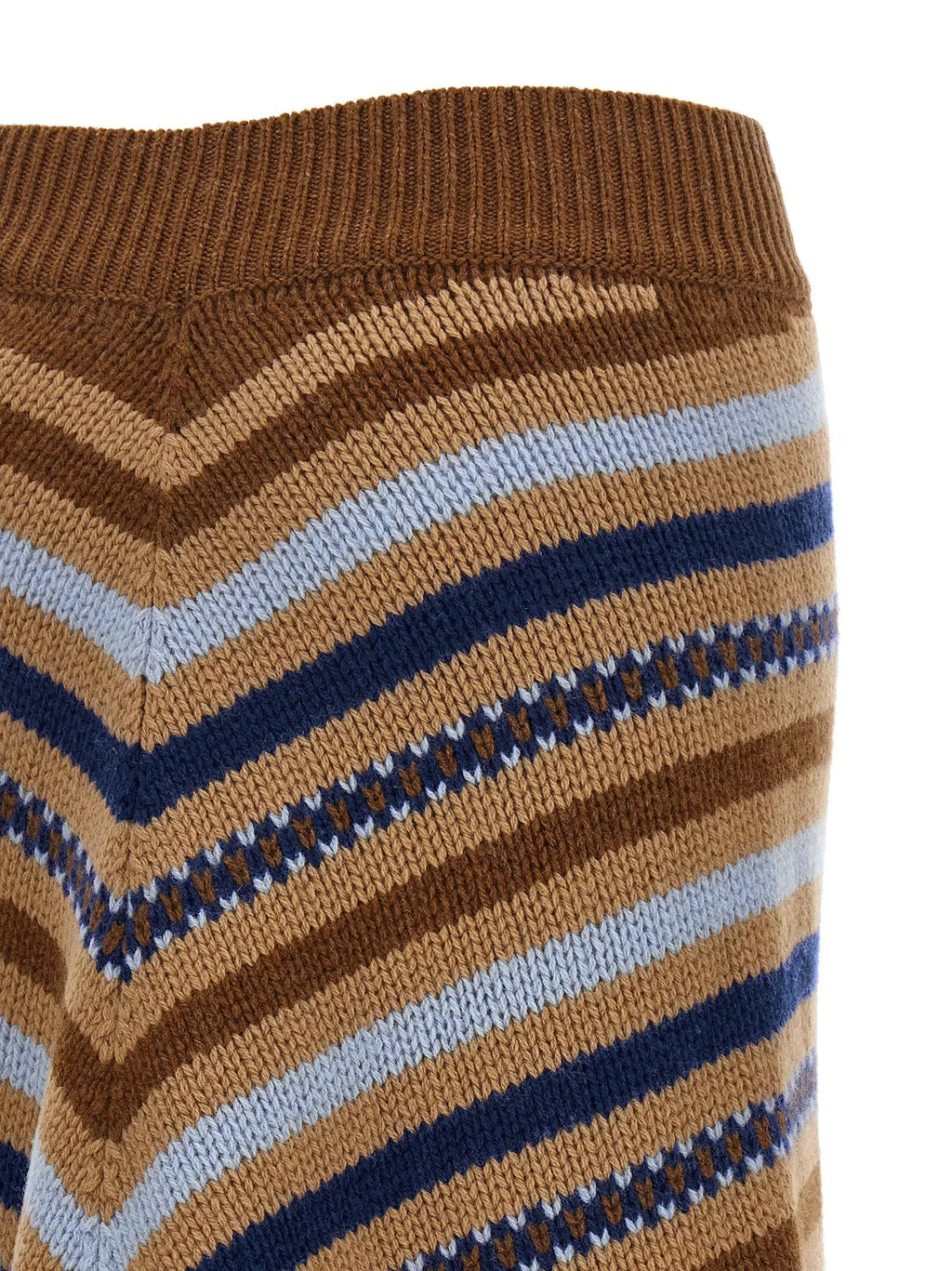 Alanui Multicolor Virgin Wool Midi Skirt