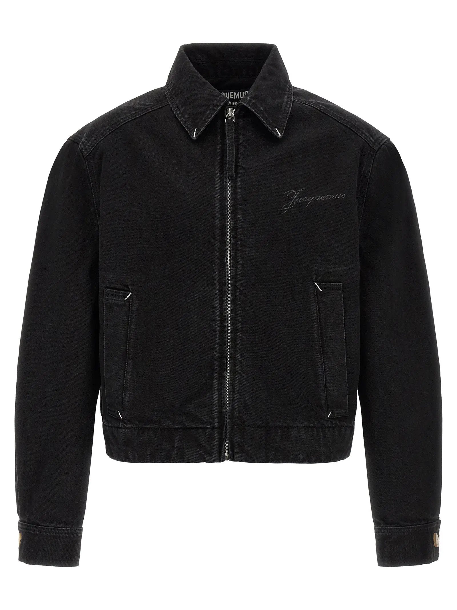 Jacquemus Black Cotton Denim Jacket