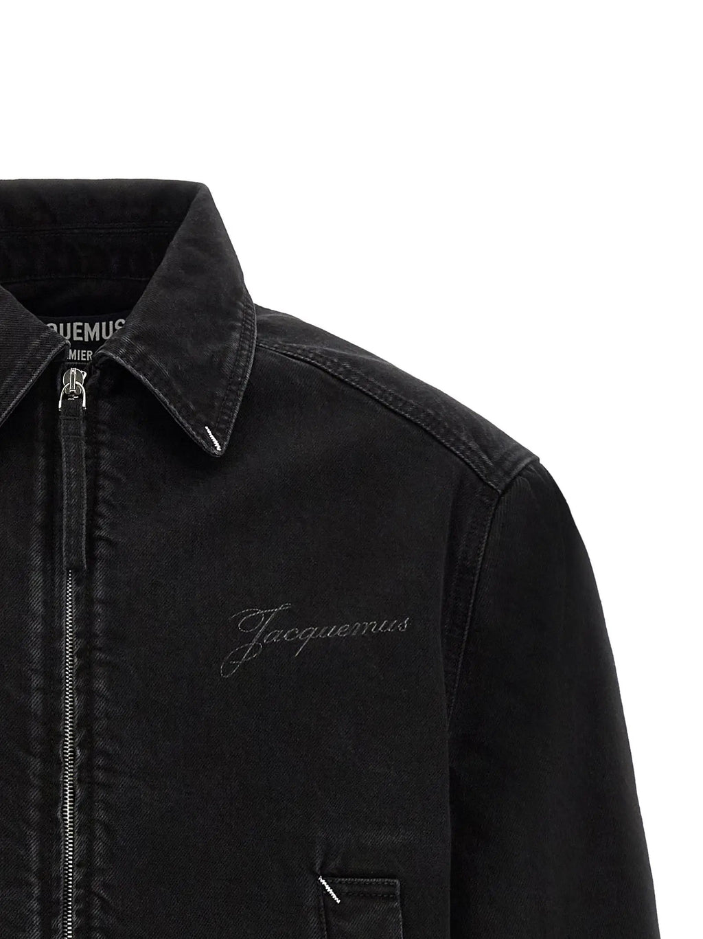 Jacquemus Black Cotton Denim Jacket