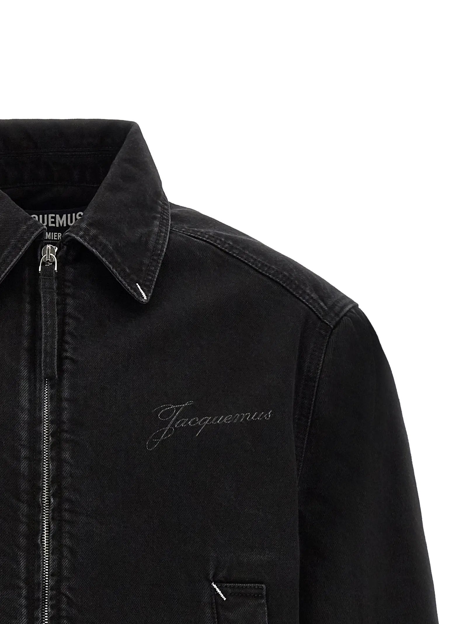 Jacquemus Black Cotton Denim Jacket