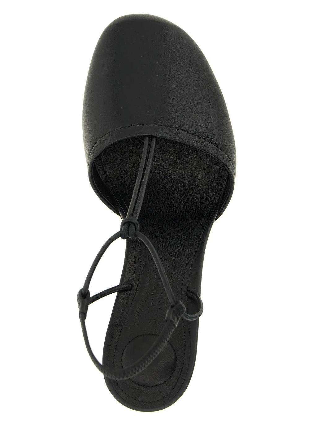 Jacquemus Black Lamb Leather High Heel Pumps