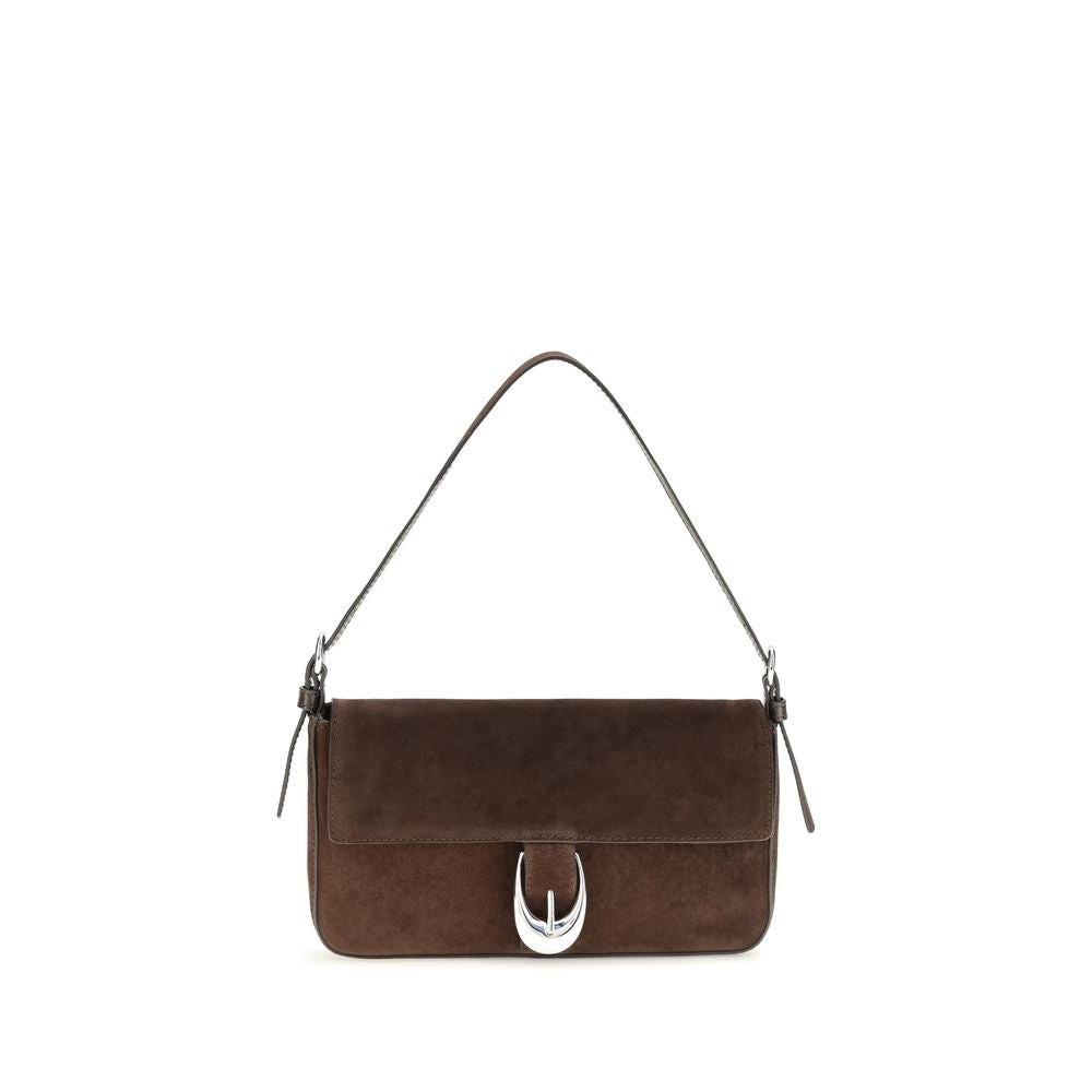 Staud Staud Brown Calf Leather Bos Taurus Shoulder Bag
