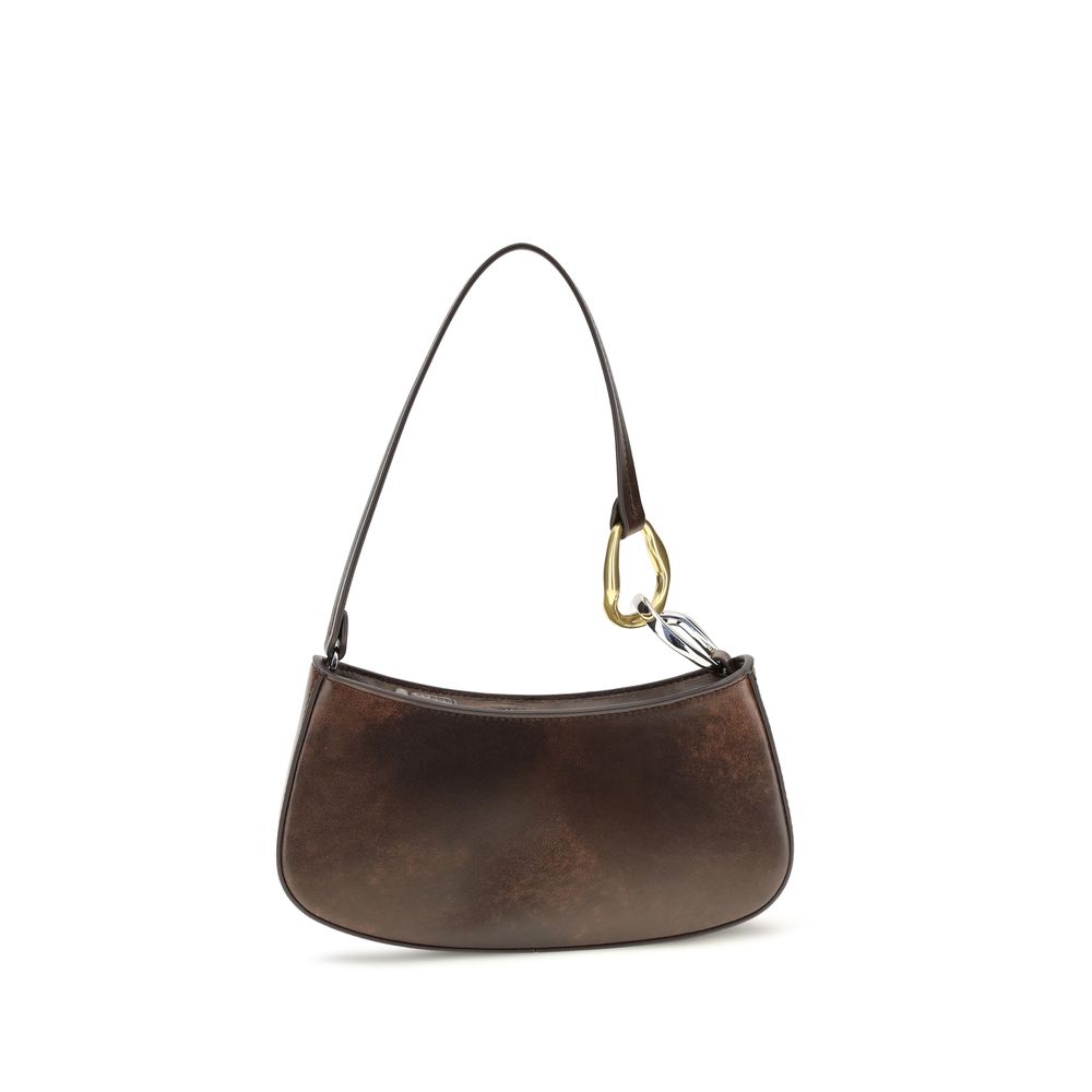 Staud Staud Brown Calf Leather Bos Taurus Shoulder Bag