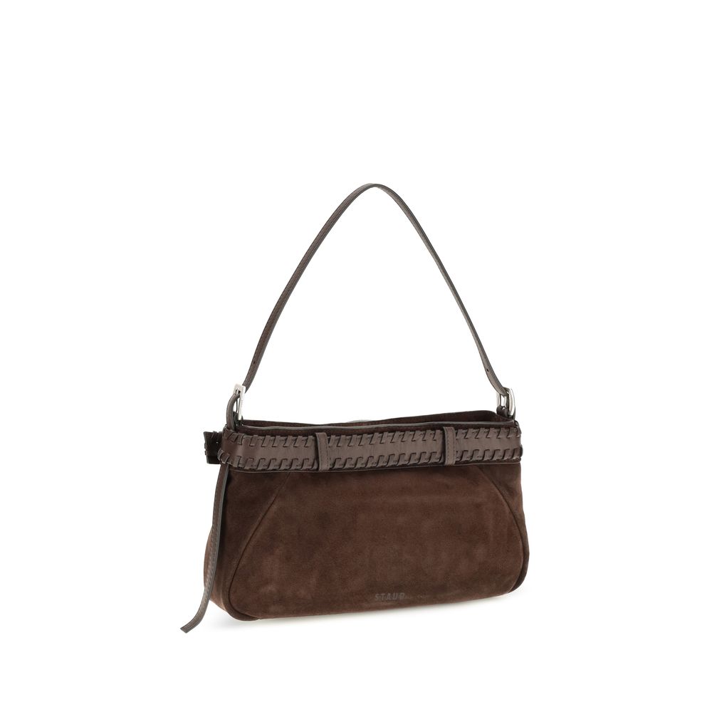 Staud Staud Brown Lamb Ovis Aries Aries Shoulder Bag