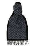 Gucci Gray Wool Scarf