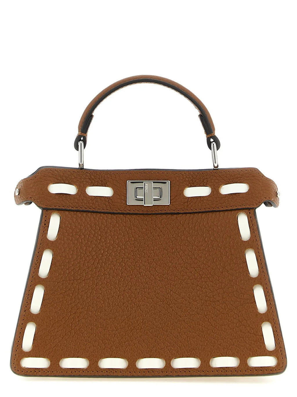 Fendi Brown Calfskin Handbag