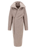 Rick Owens Multicolor Marabou Coat