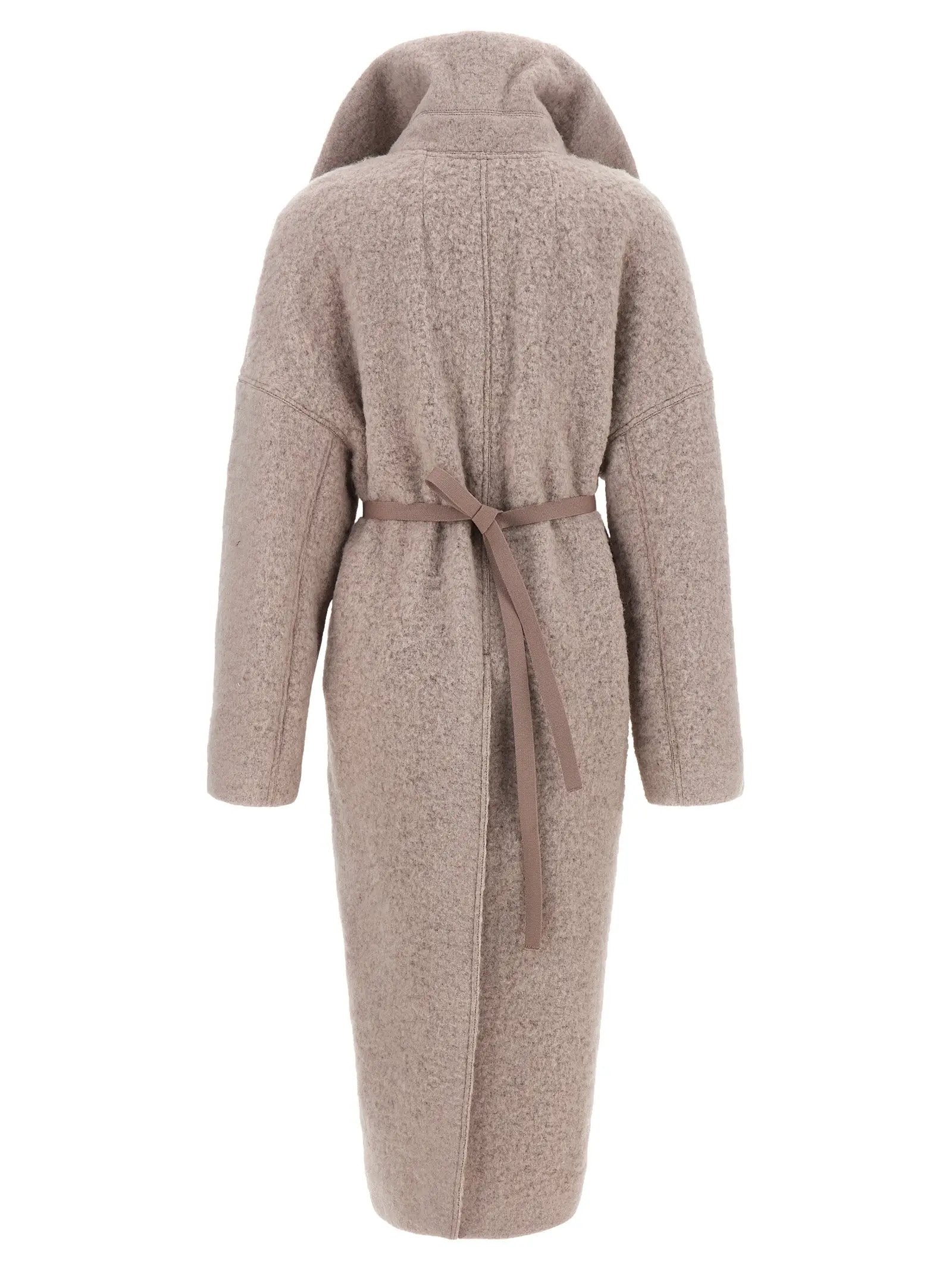 Rick Owens Multicolor Marabou Coat