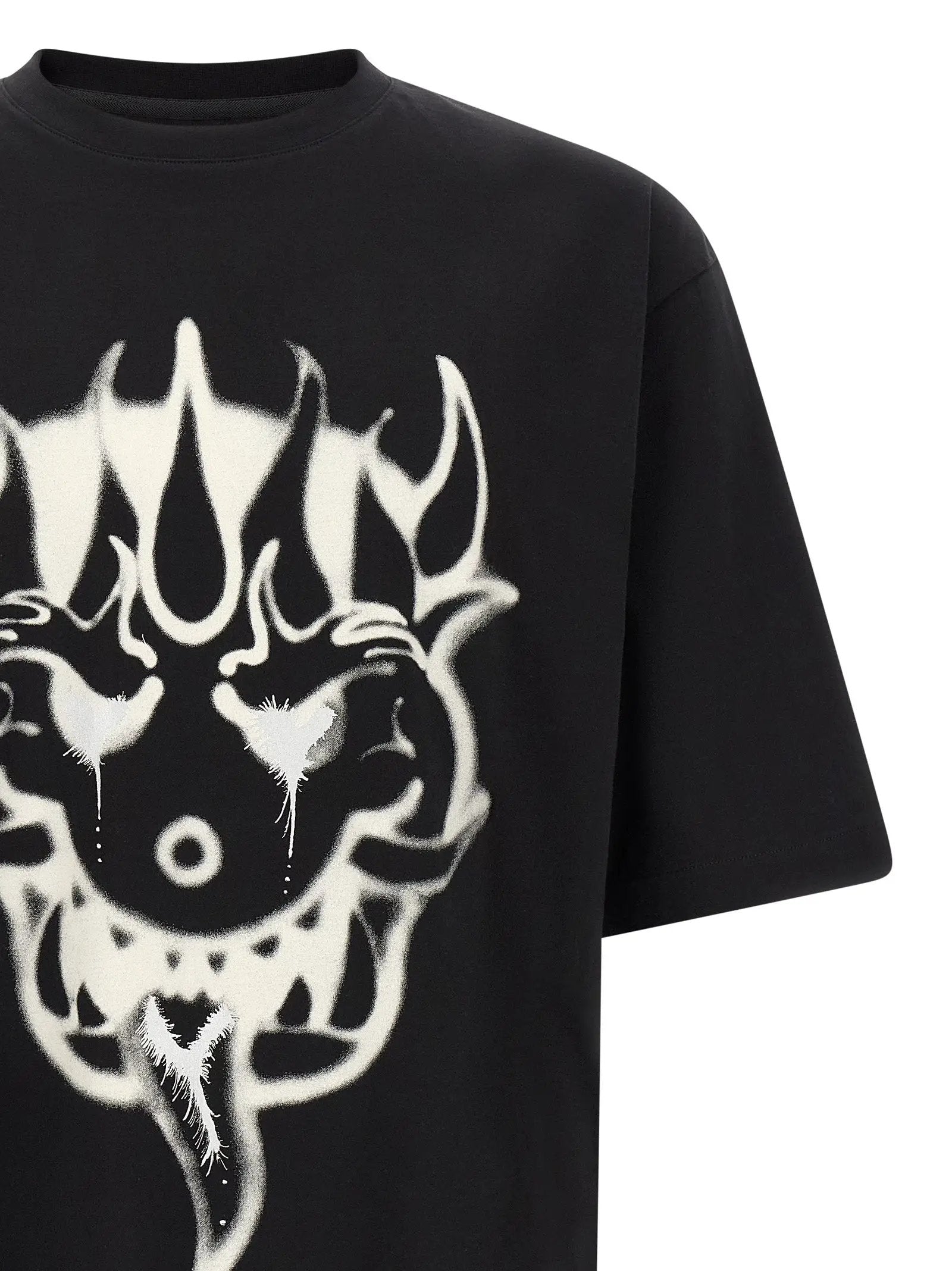 Y-3 Black Cotton T-Shirt