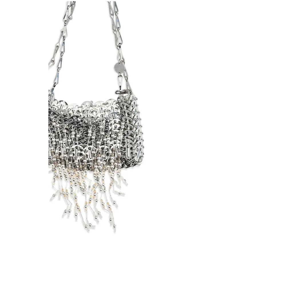 Rabanne Rabanne Silver Stainless Steel Shoulder Bag