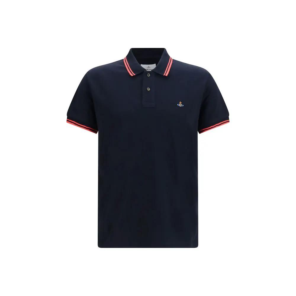 Vivienne Westwood Blue Cotton Polo Shirt