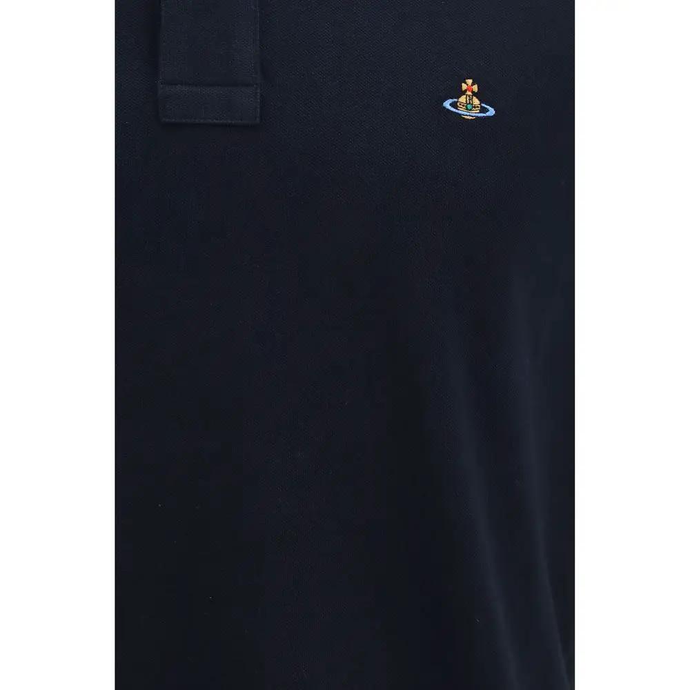 Vivienne Westwood Blue Cotton Polo Shirt