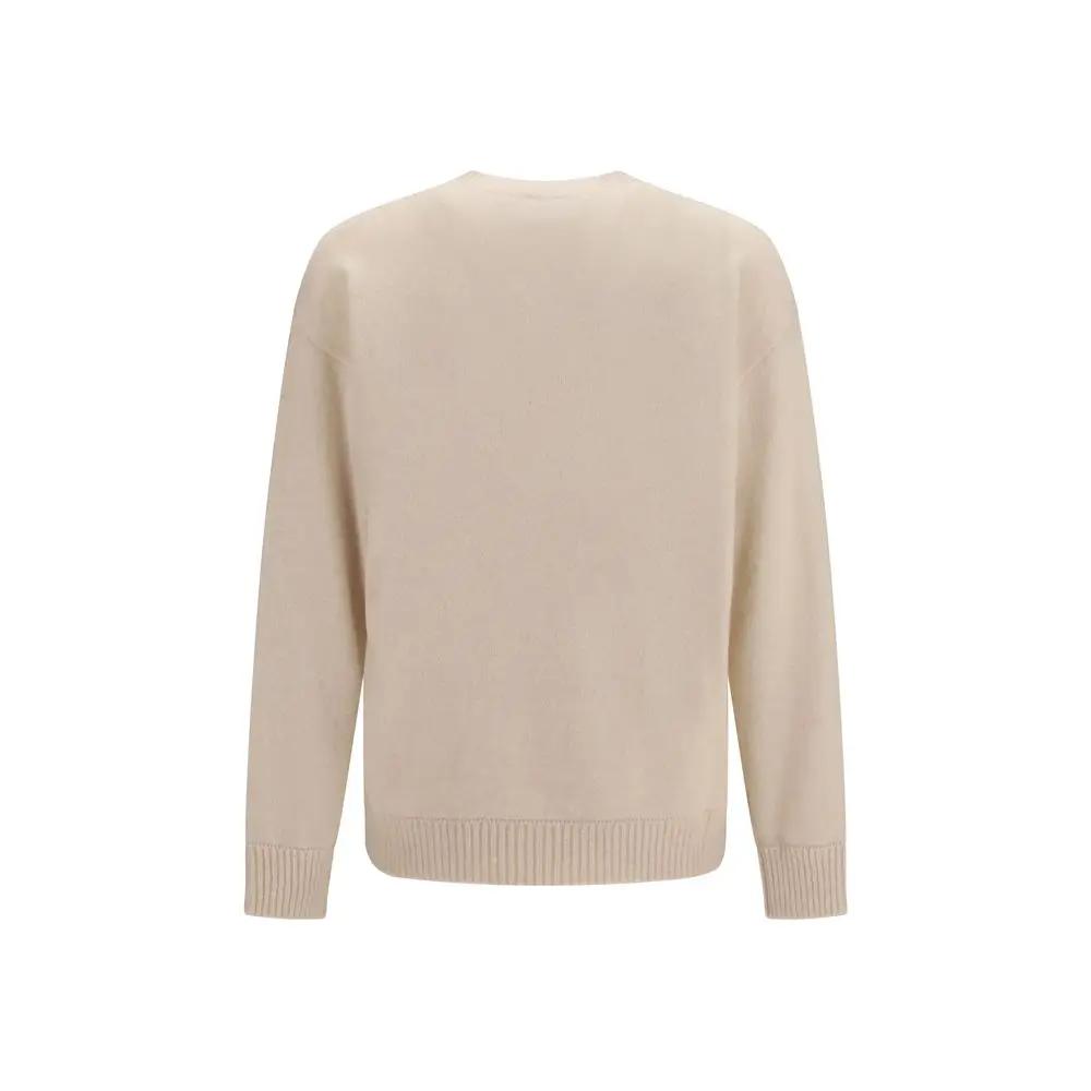 Laneus Beige Cashmere Sweatshirt