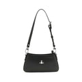 Vivienne Westwood Black Calf Leather Bos Taurus Shoulder Bag