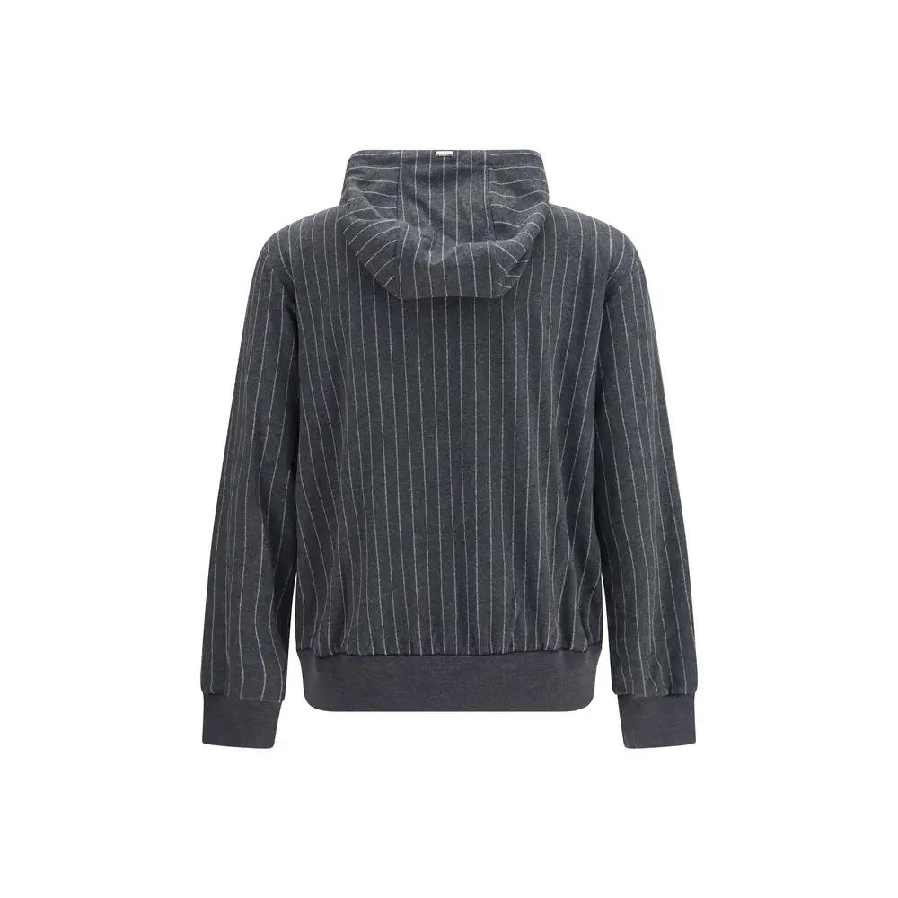 Herno Gray Cotton Sweatshirt
