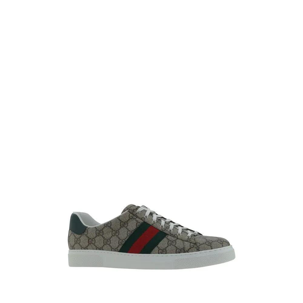 Gucci Gucci Beige Polyethylene Low Top Sneakers