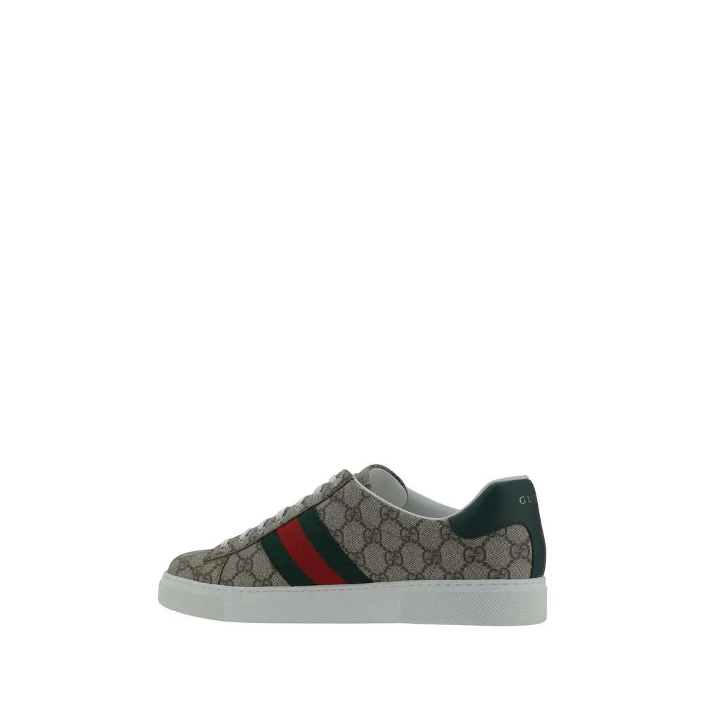 Gucci Gucci Beige Polyethylene Low Top Sneakers