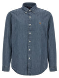 Polo Ralph Lauren Blue Cotton Blouse