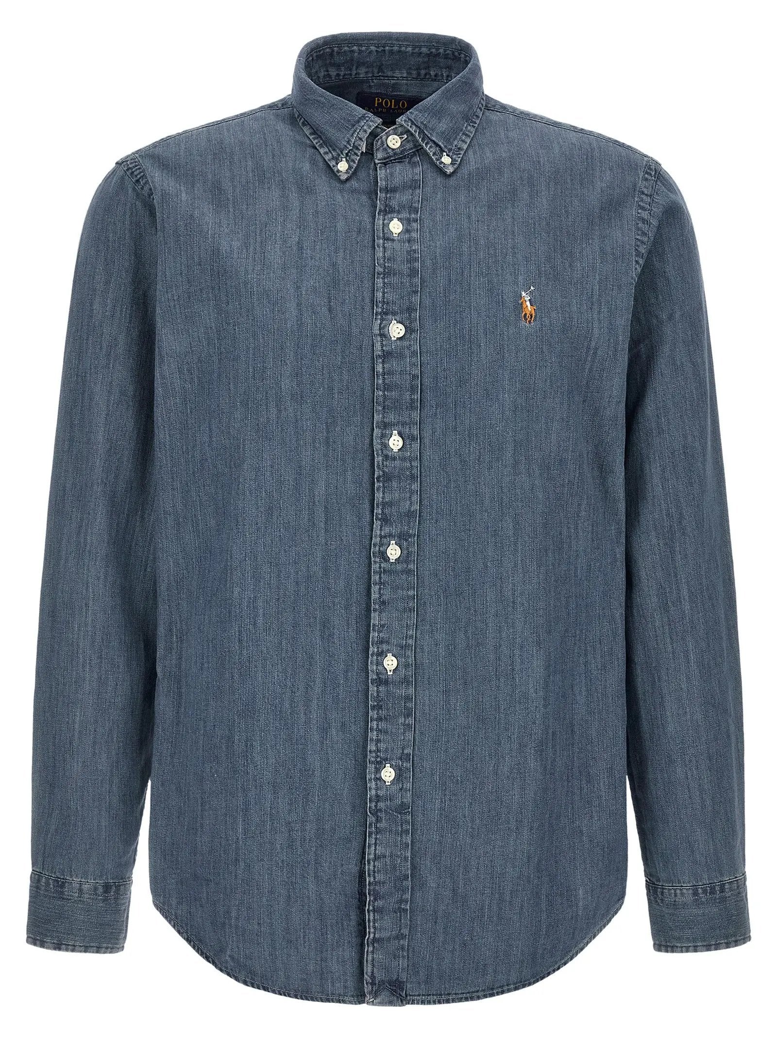 Polo Ralph Lauren Blue Cotton Blouse