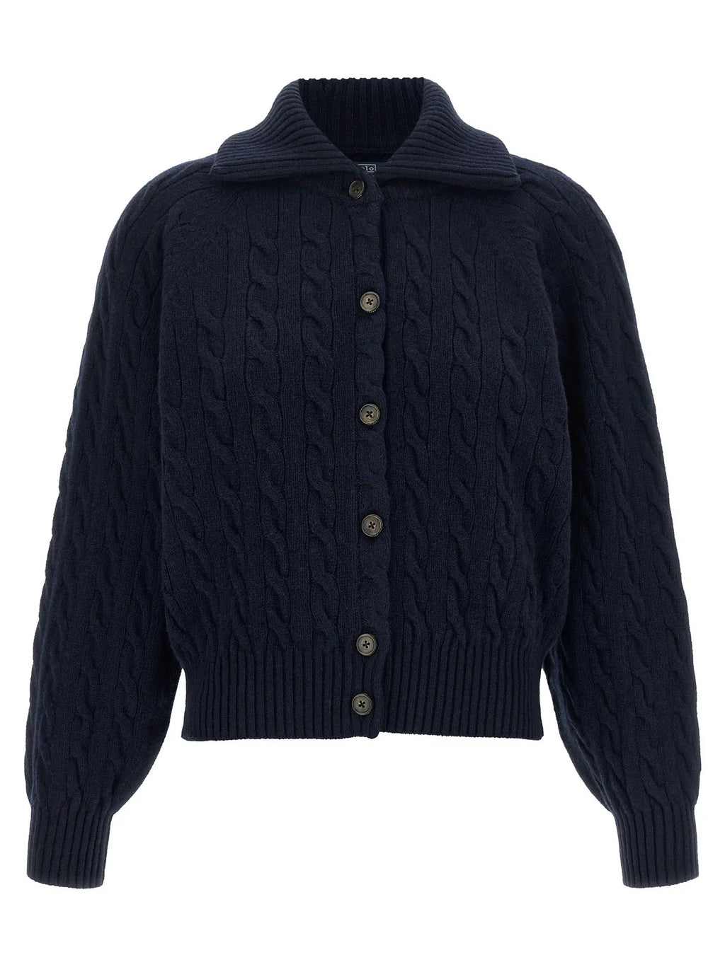 Polo Ralph Lauren Blue Wool Cardigan