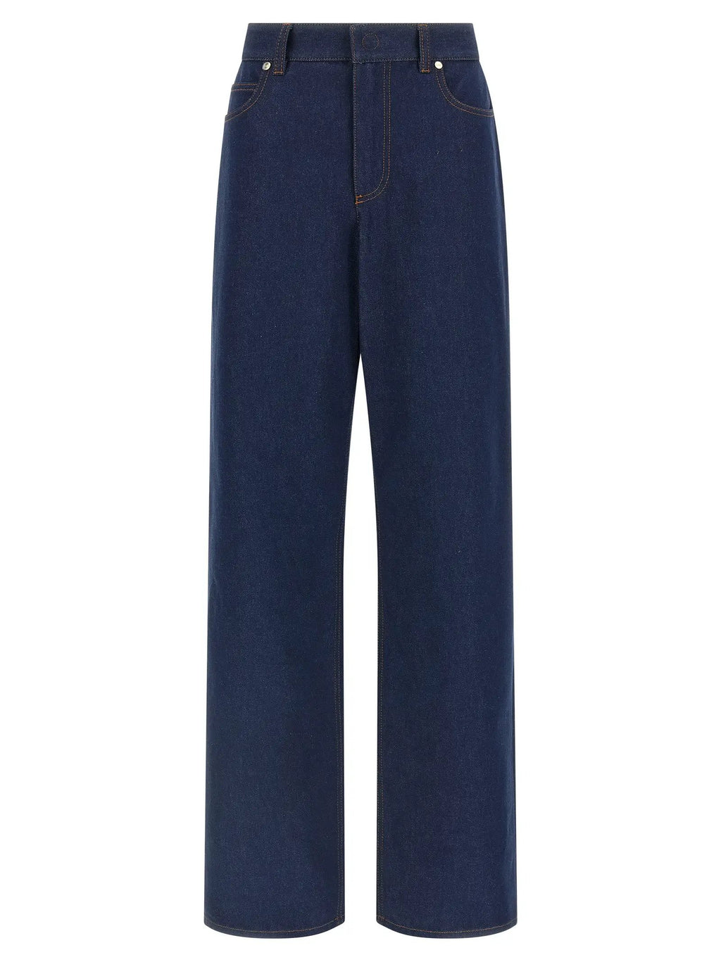 Fendi Fendi Blue Cotton Jeans Denim