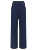 Fendi Fendi Blue Cotton Jeans Denim