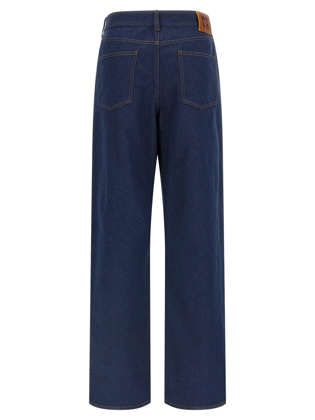 Fendi Fendi Blue Cotton Jeans Denim