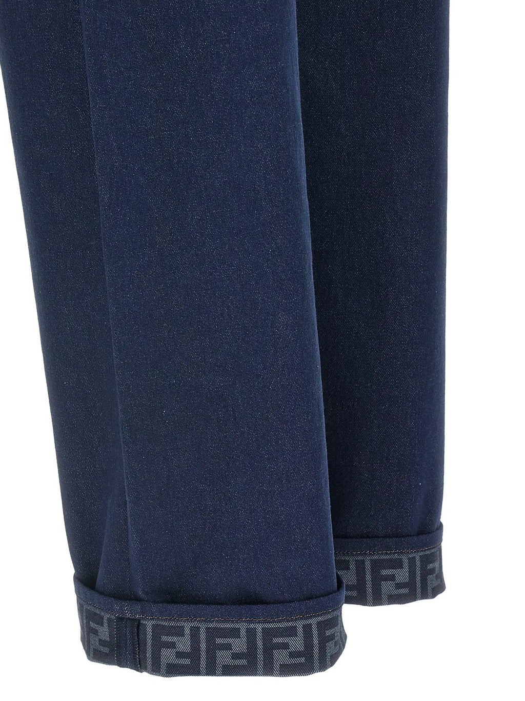 Fendi Fendi Blue Cotton Jeans Denim